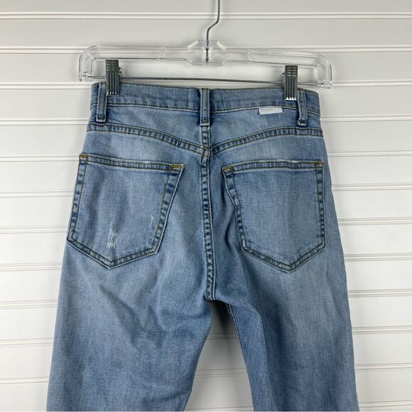 BOYISH Donny High Rise Skinny Jeans West Side Story Blue Light Wash Size W24 - Picture 9 of 13